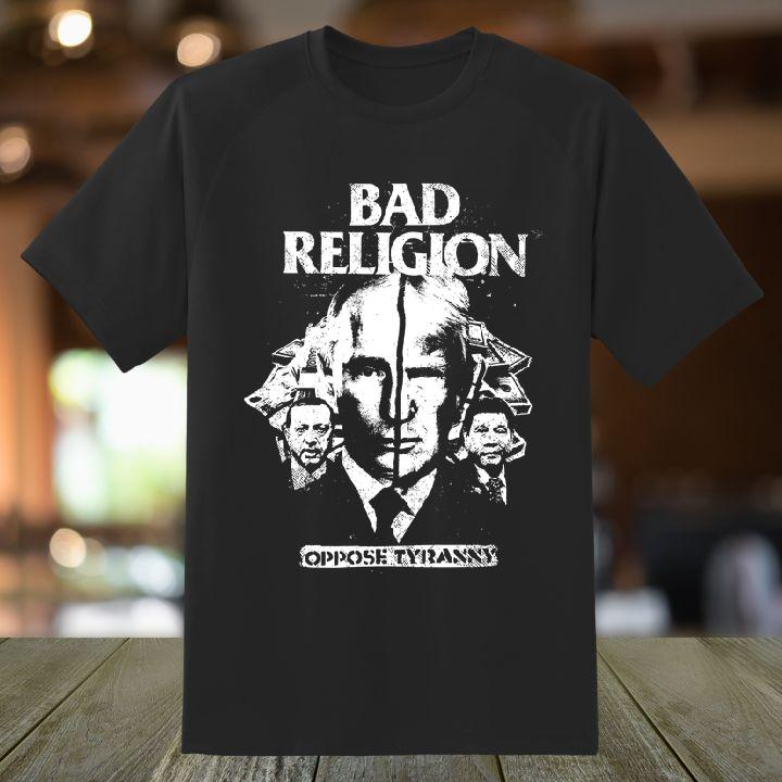 Donald Trump Putin Bad Religion Shirt: Stand Against Tyranny Now