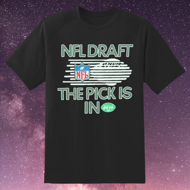 Personalized 2025 Nfl Draft The Pick Is In New York Jets Logo T-Shirt