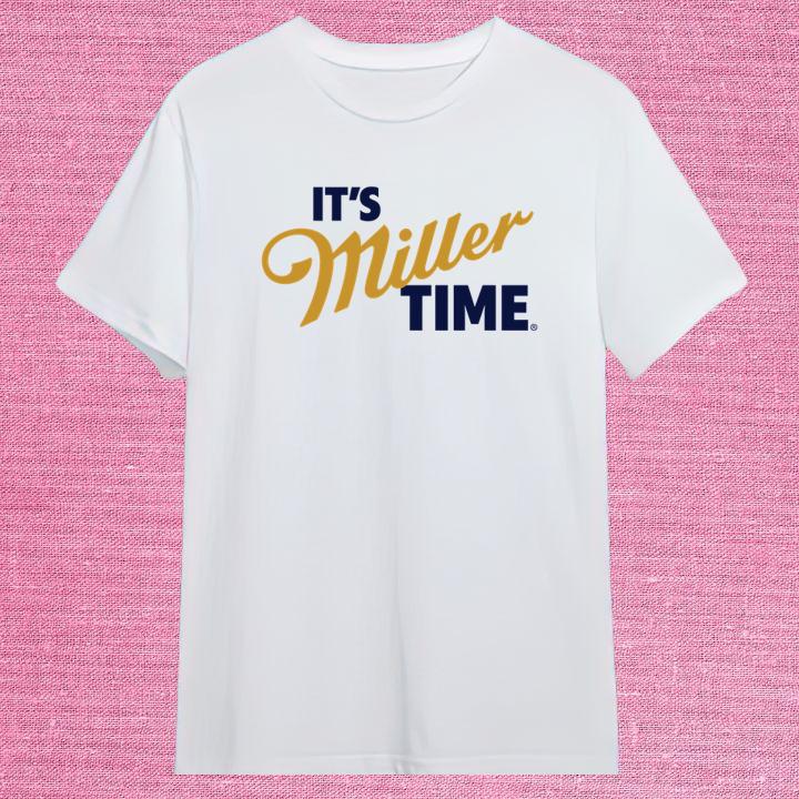 Miller Lite Beer Shirt - It's Miller Time! Official Merch