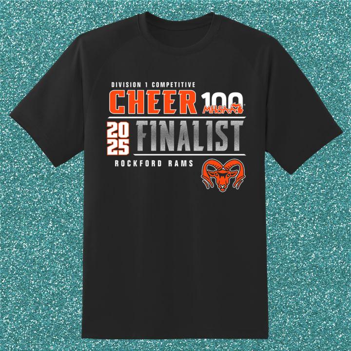 Rockford Rams Cheer: 2025 Champs T-Shirt - Show Your Pride!