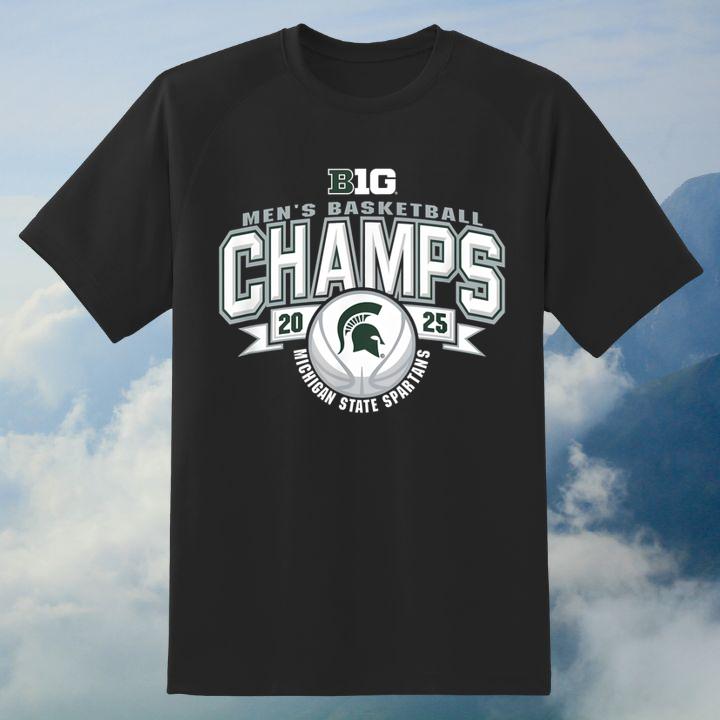 Spartans Big Ten Champs 2025 Shirt - Celebrate MSU Hoops Victory!