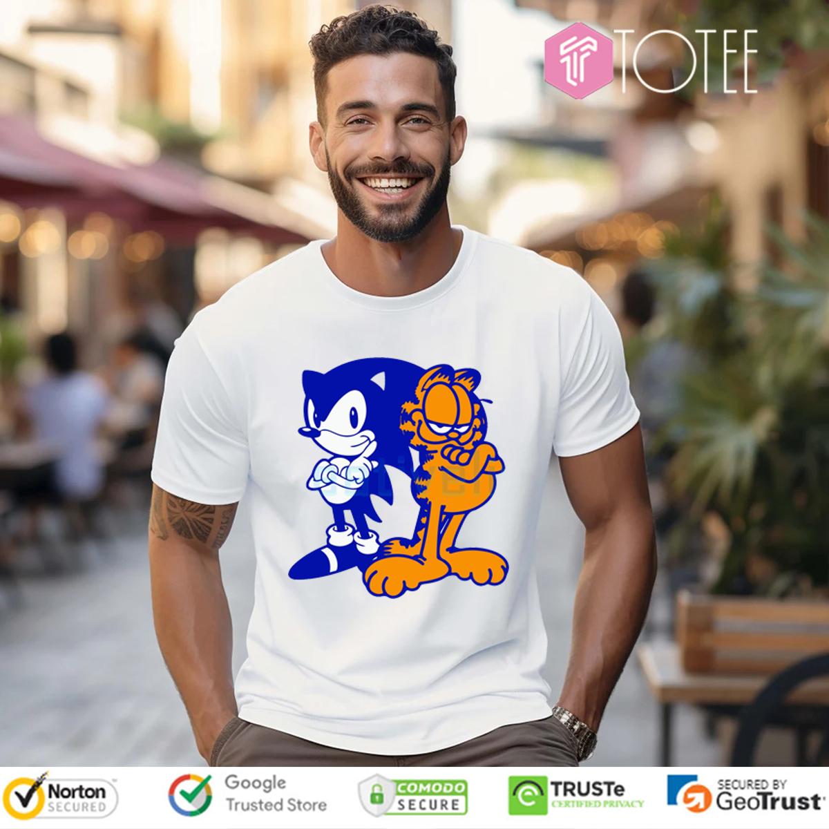Sonfield Parody Sonic X Garfield T-Shirt