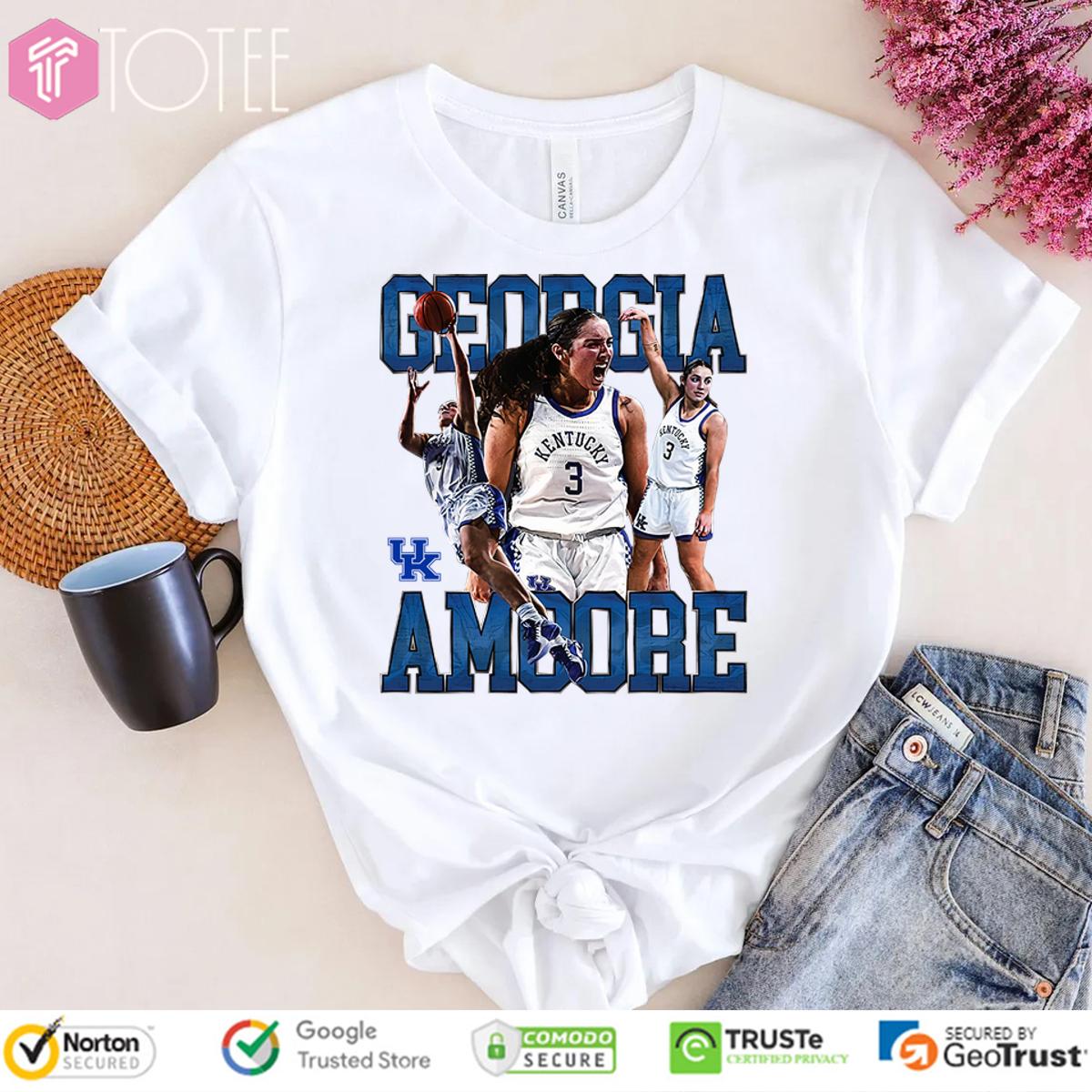 Georgia Amoore Picture Collage Scream Kentucky Womens Basketball Shirt 