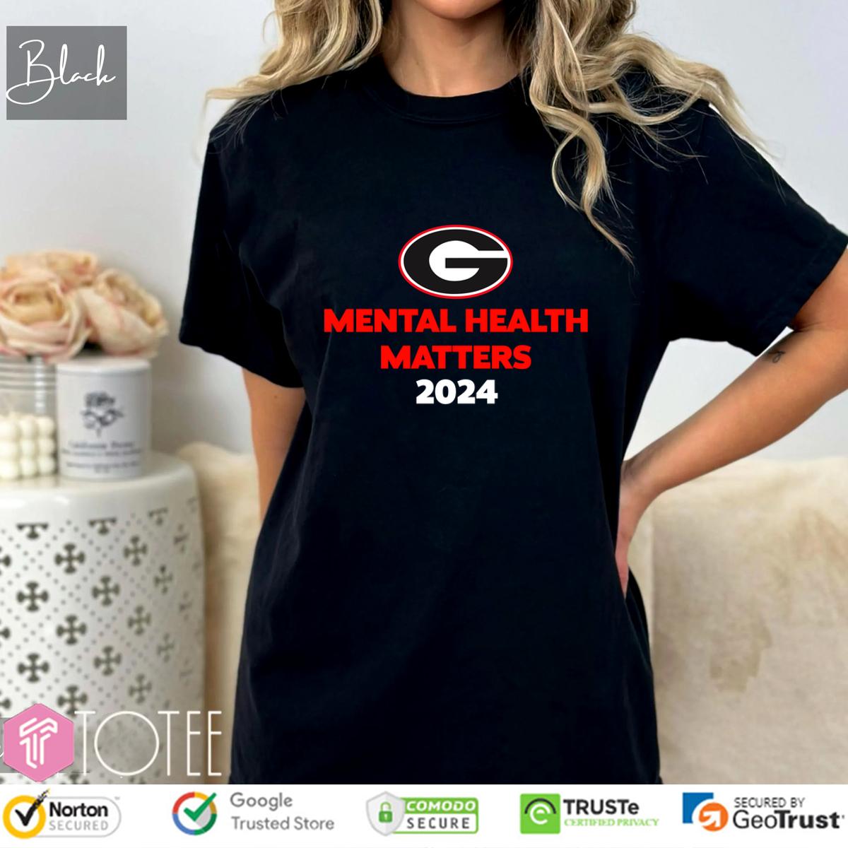 Georgia Bulldogs Mental Health Matters 2024 Shirt