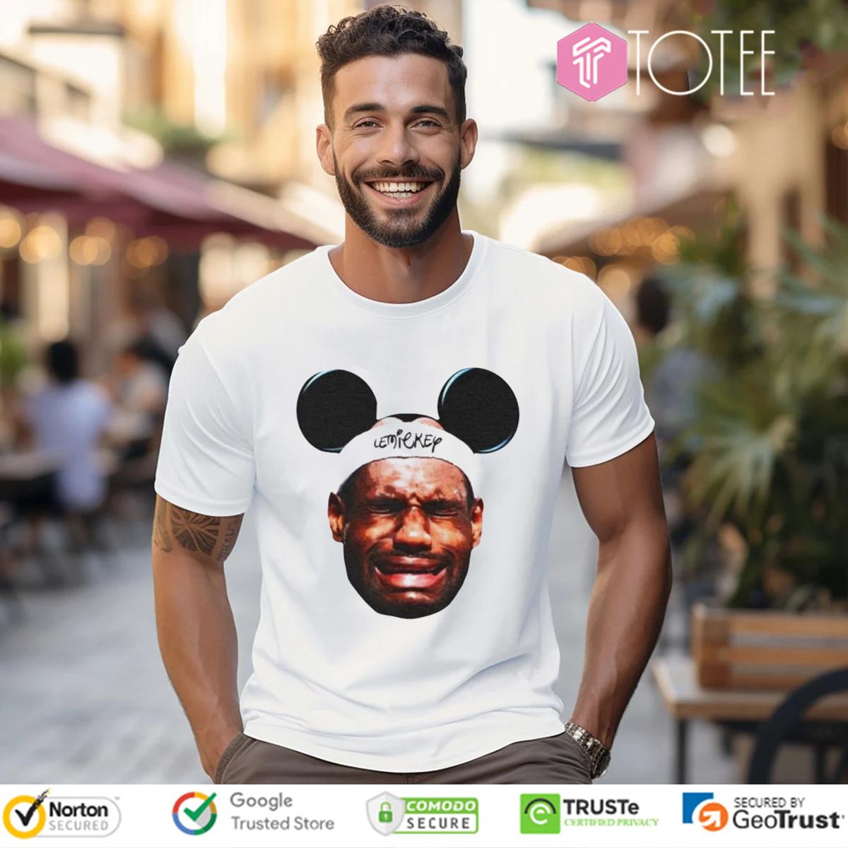 Lemickey LeBron James Parody Mickey Mouse T-Shirt