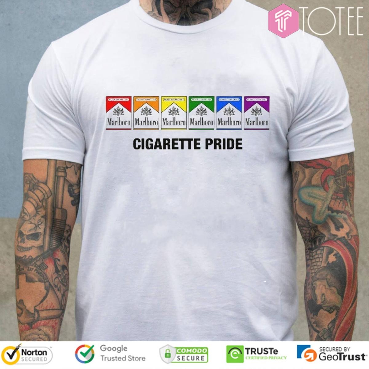 Marlboro Cigarette Lgbt Pride Rainbow Gay Colors T-shirt
