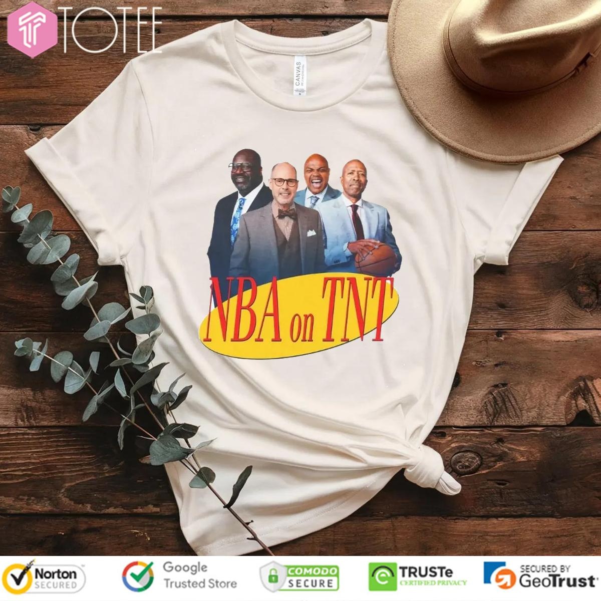 Nba On Tnt Basketball Tv Show Parody Seinfeld T-shirt
