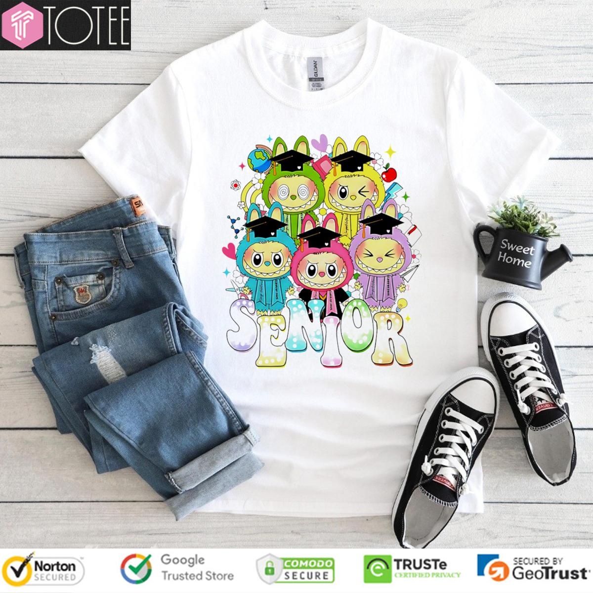 Graduation Senior Labubu The Monsters T-shirt