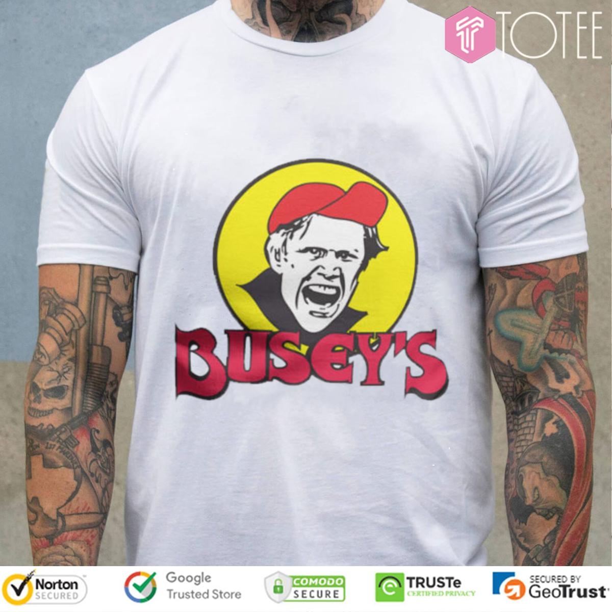 Gary Busey Parody Buc-Ees T-shirt