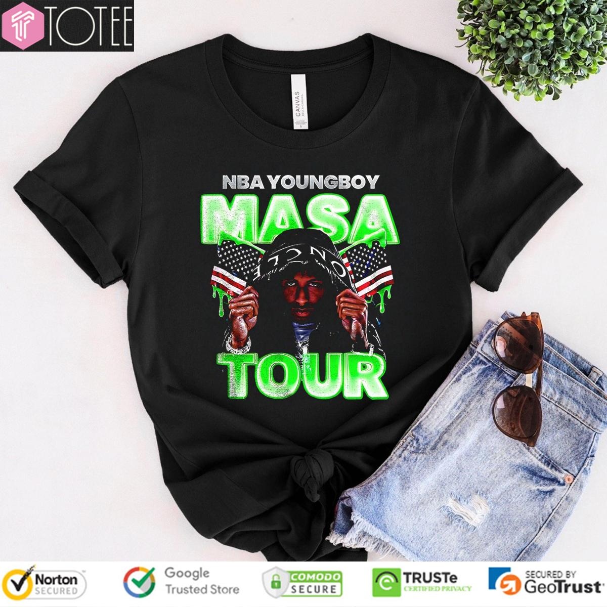 Nba Youngboy Masa Tour 2025 T-shirt