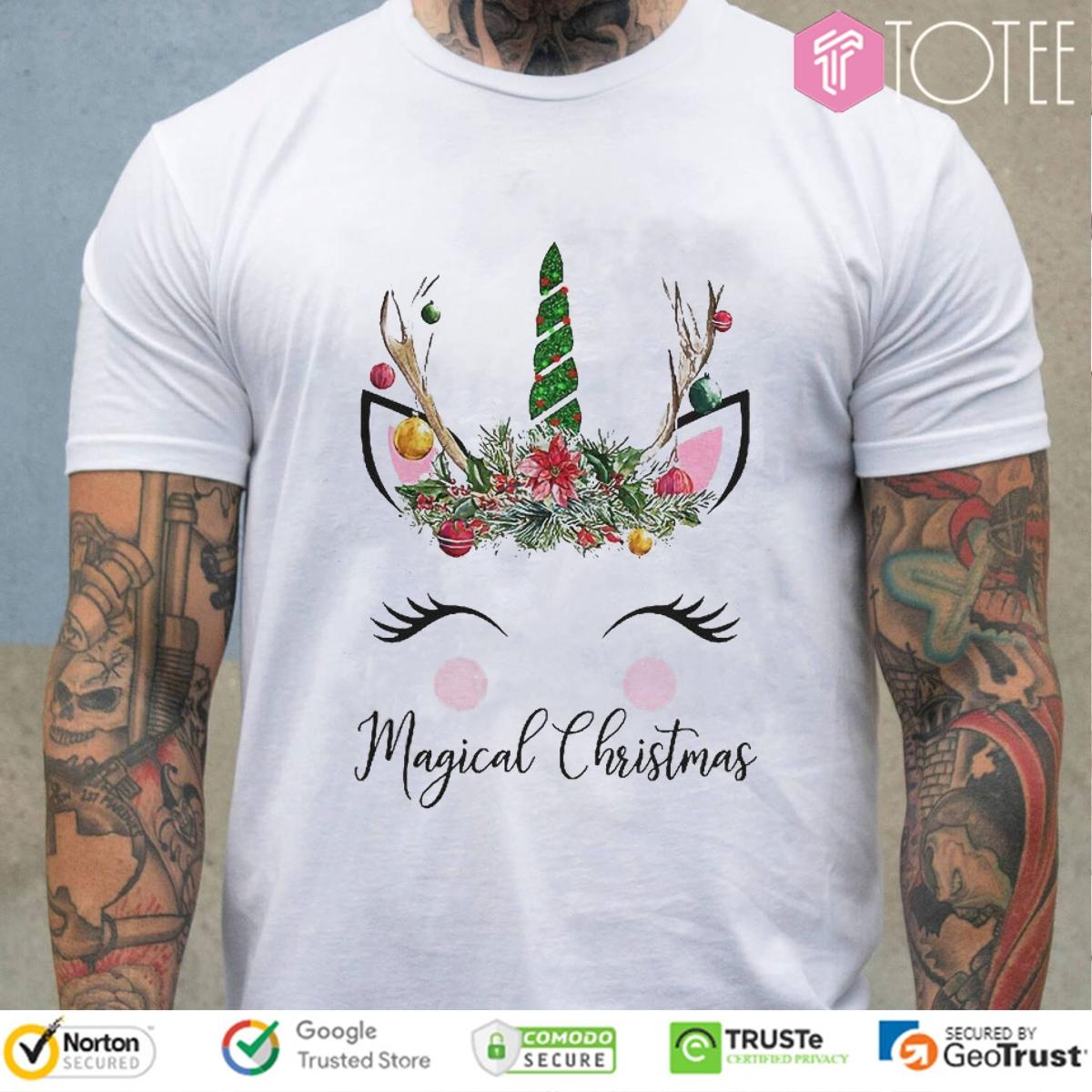 Unicorn Magical Christmas T-shirt