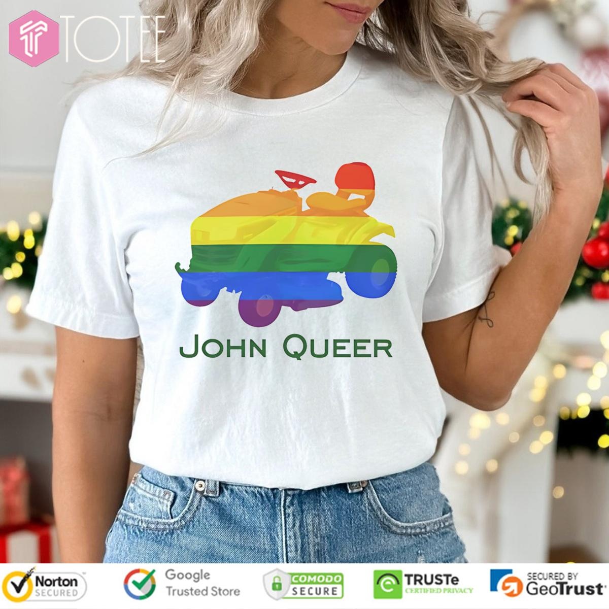 John Queer Lgbt Pride Rainbow T-shirt