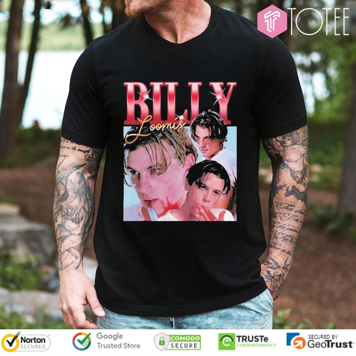 Billy Loomis Scream Vintage Bootleg Graphic T-shirt