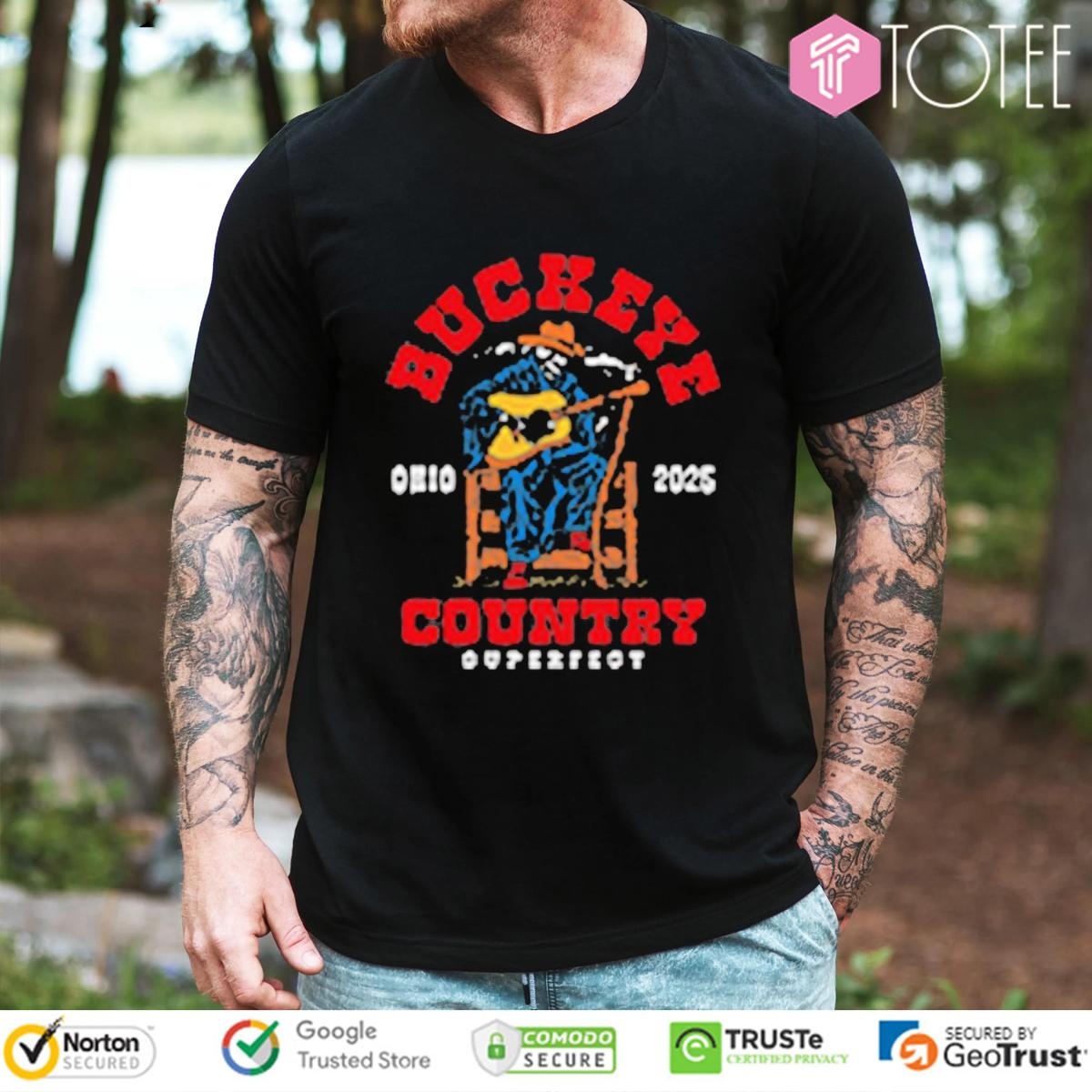 Buckeye Country Superfest Grim Reaper Guitar Ohio 2025 T-shirt