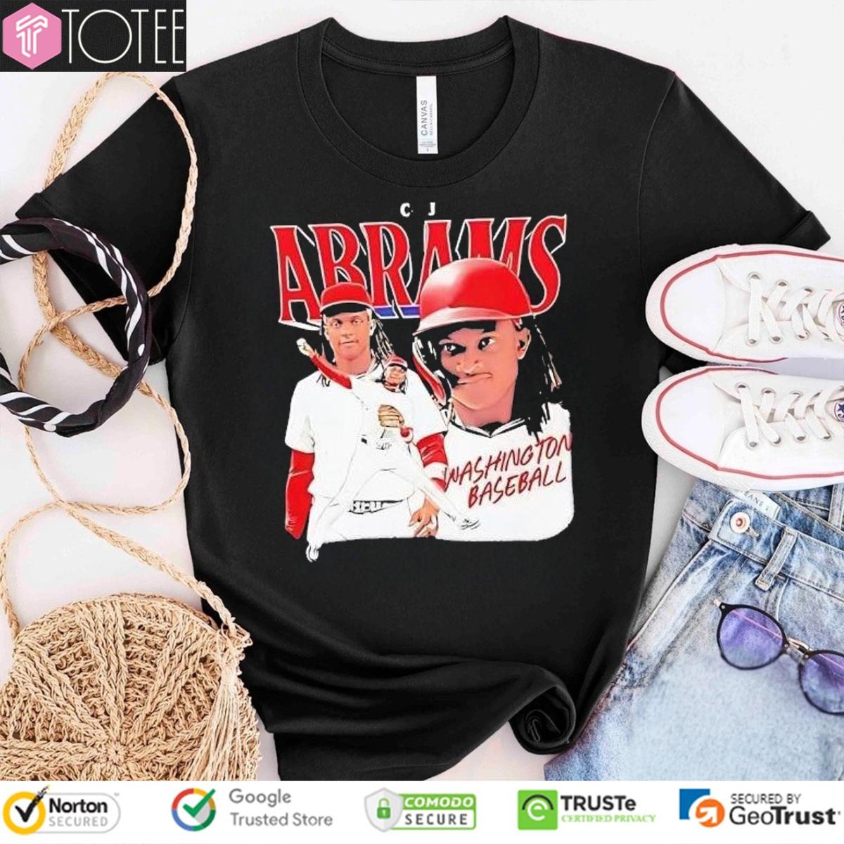 Cj Abrams Washington Nationals Baseball Shirt