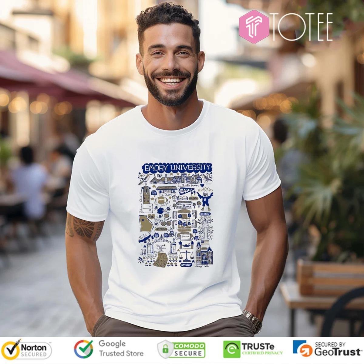 Emory University Art Illustration T-shirt