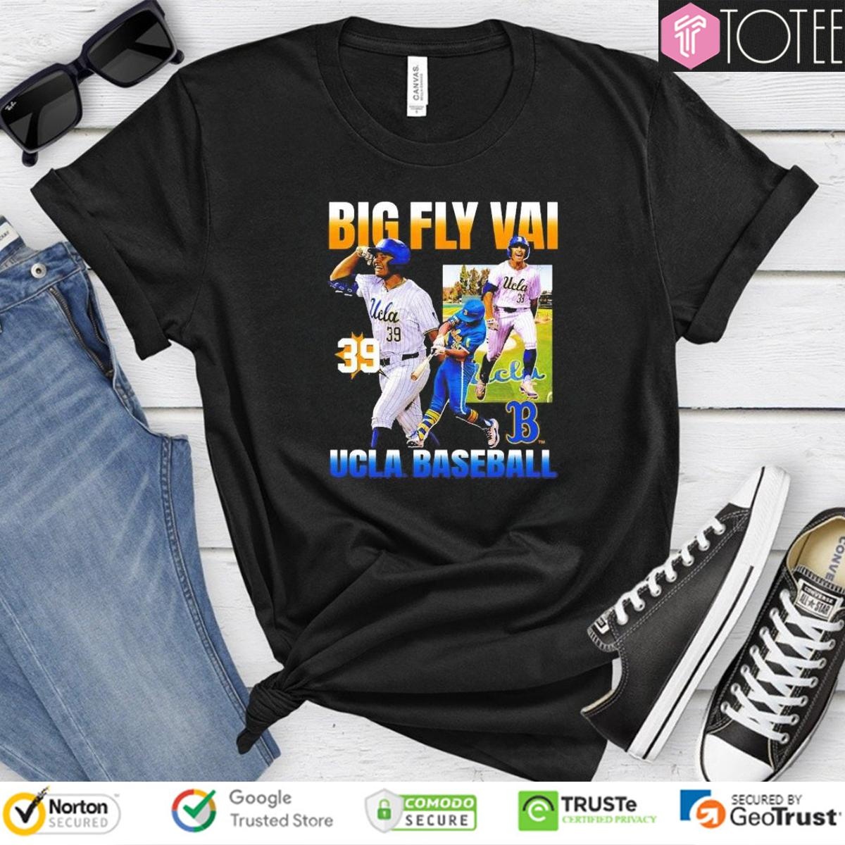 Mulivai Levu 90S Big Fly Vai Ucla Bruins Baseball Shirt