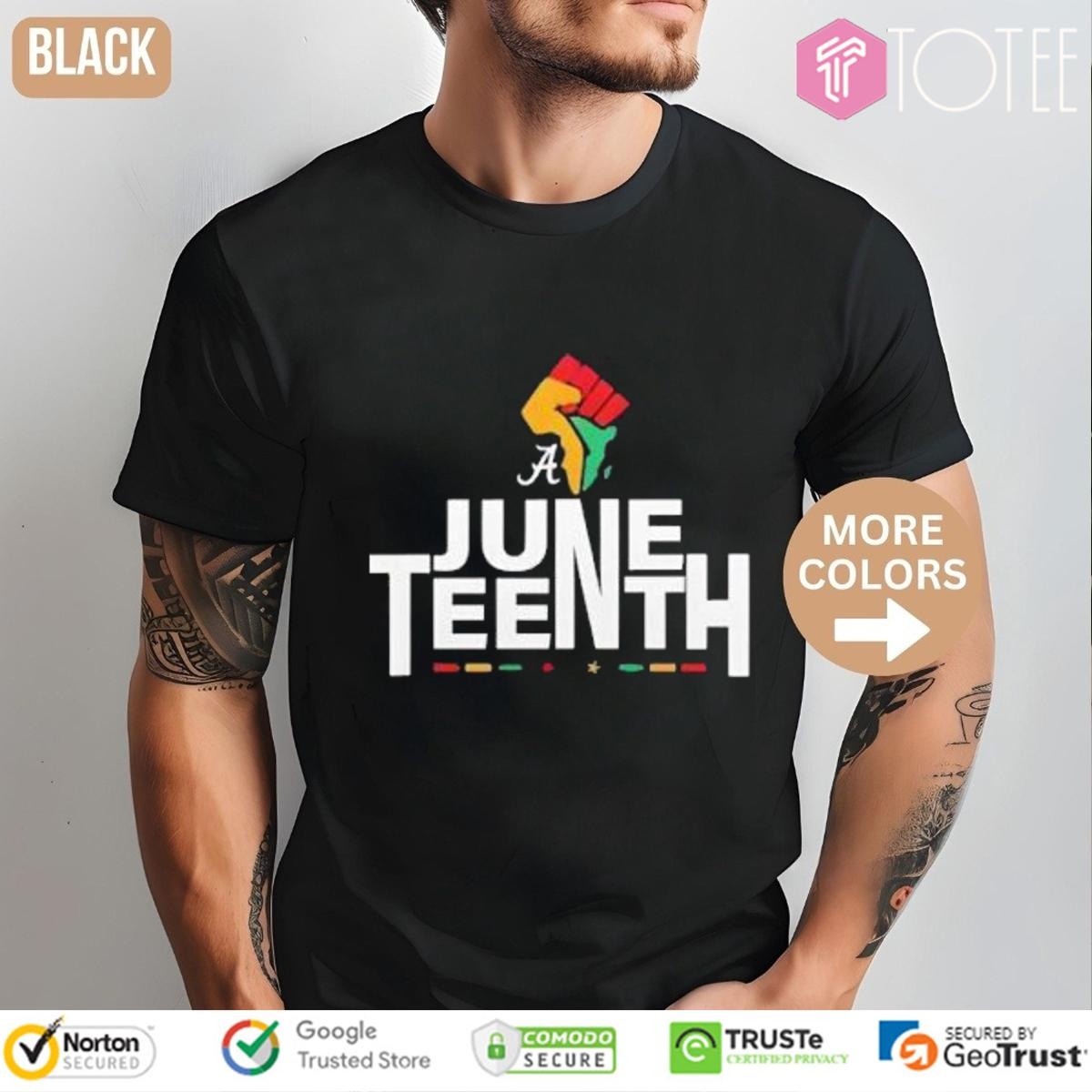 Alabama Crimson Tide Juneteenth Celebrate Freedom T-shirt