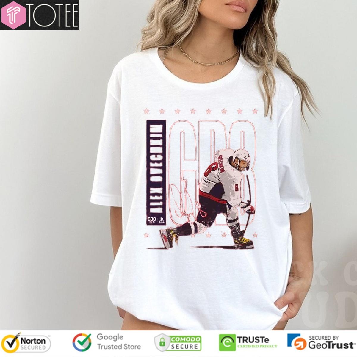 Alex Ovechkin Washington Hockey Gr8 Signature T-shirt