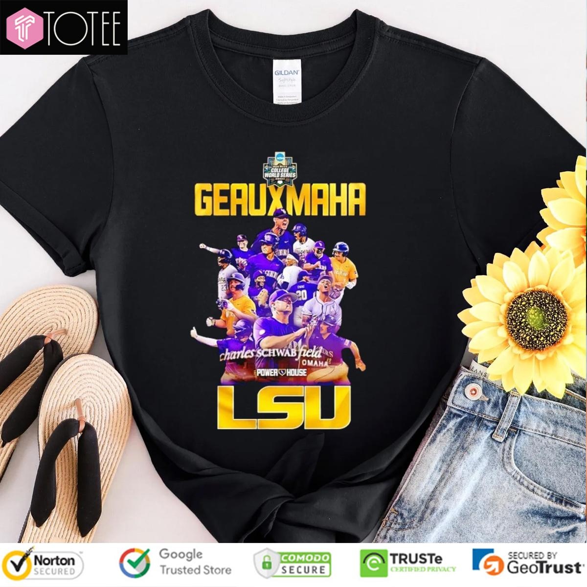 Tigers Baseball Geauxmaha 2025 Super Regional Champions T-shirt