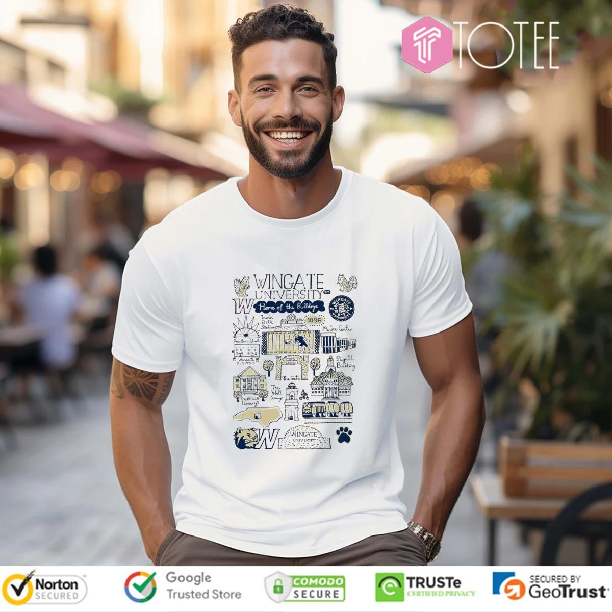 Wingate University Art Illustration T-shirt