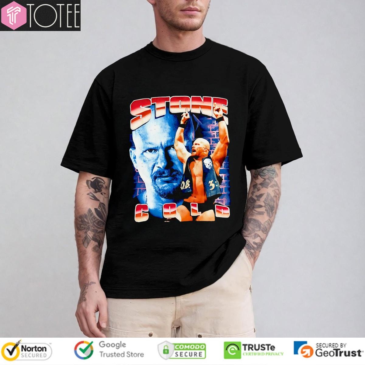 Wwe Stone Cold Steve Austin Graphic Vintage Bootleg T-shirt