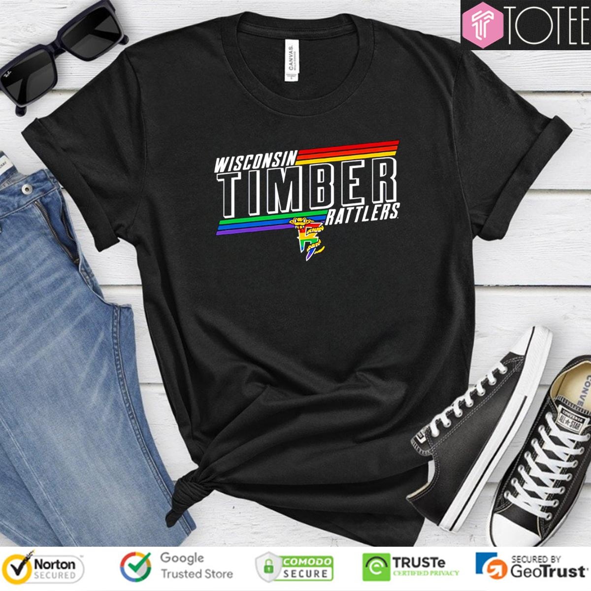 Wisconsin Timber Rattlers Baseball Pride Night Lgbt T-shirt