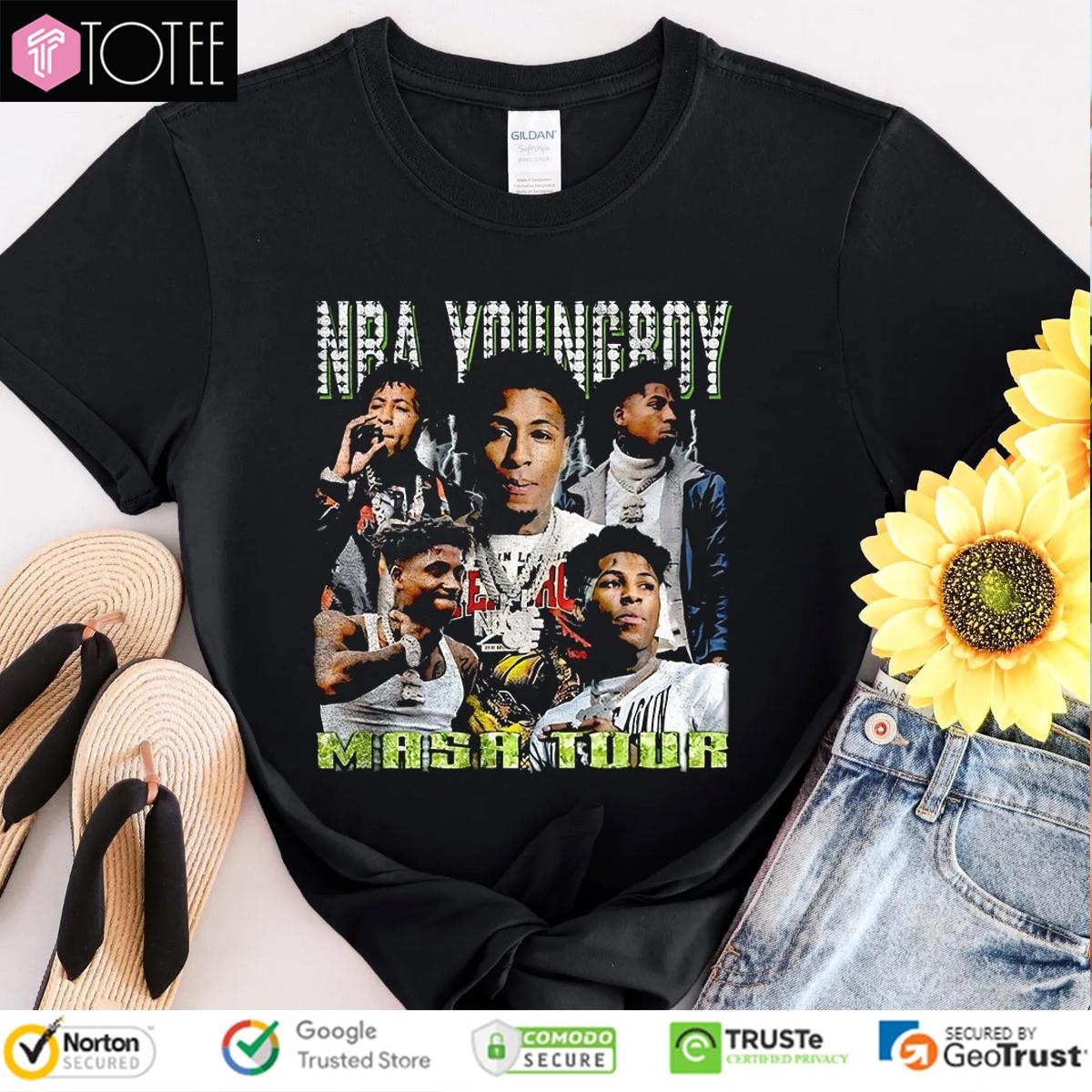Nba Youngboy Masa Tour Graphic T-shirt