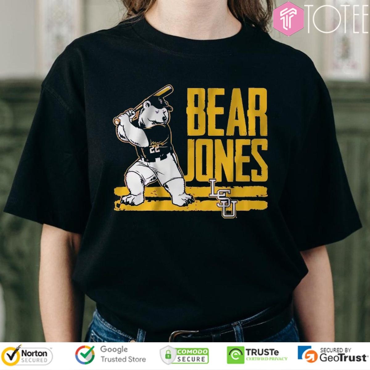 Bear Jones Ls Tigers Baseball Jared Jones T-shirt