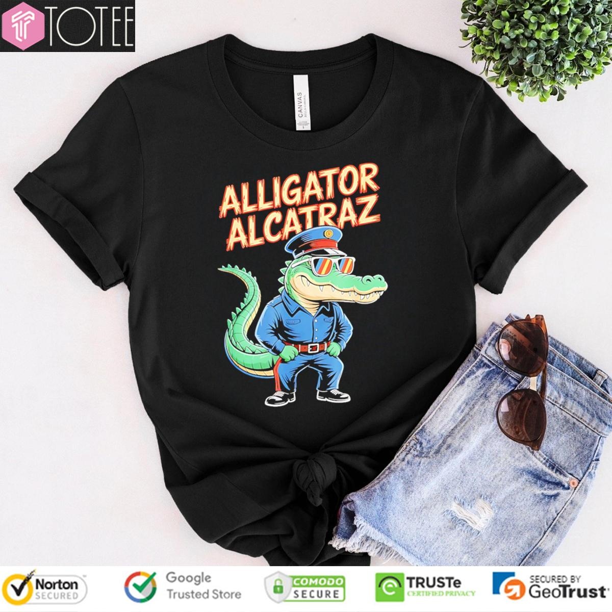 Alligator Alcatraz Crocodile T-shirt