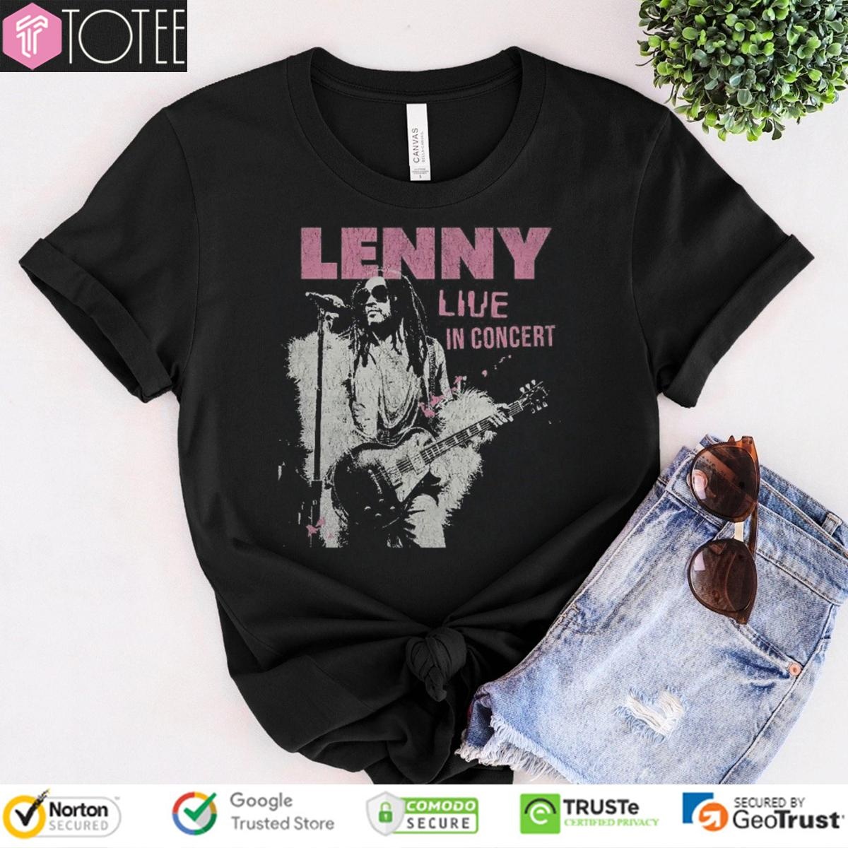 Lenny Kravitz With Guitar Live In Concert T-shirt