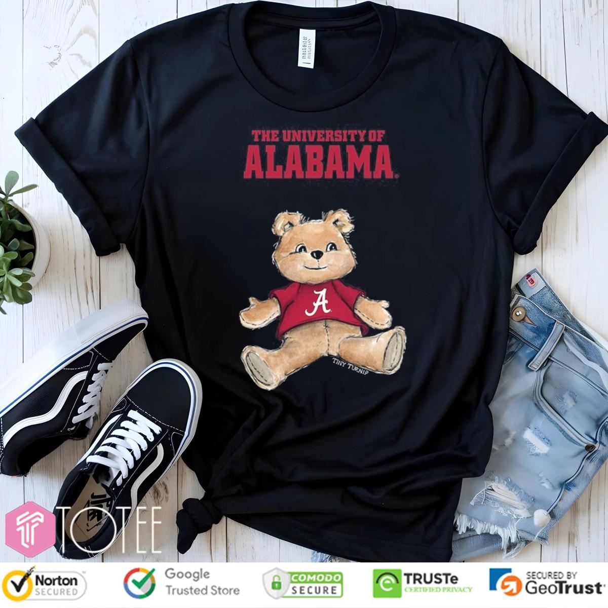 Tiny Turnip Teddy Bear X Alabama Crimson Tide T-shirt